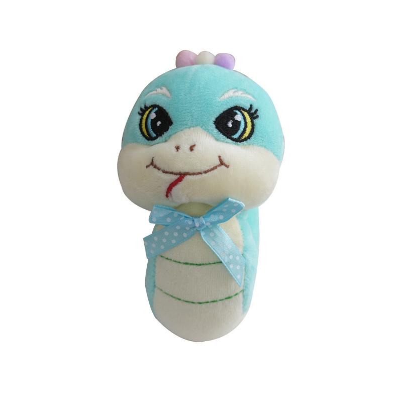 Adorable Plush Toy Cartoon Snake Creative Long Pillow Doll Soft Stuffed Keychain