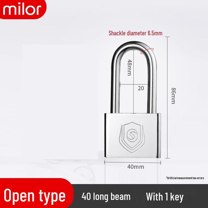 AVADEN Keyed Alike Stainless Steel Outdoor Padlock Set, 40mm Long Shackle