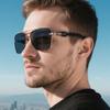 JYL TS Men's Retro Double-Bridge Square - Trendy Fashion Sunglasses CY-98374