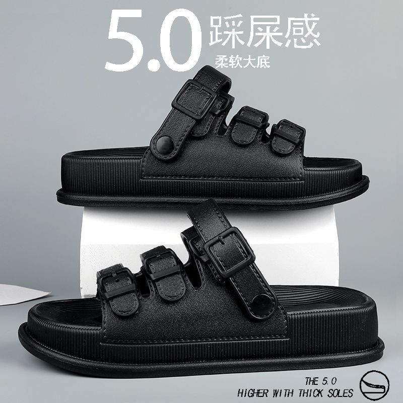 Sandals men's summer wear non-slip soft-soled dual-purpose driving sandals men's outdoor leisure wading beach slippers