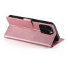 For iPhone 16 Pro Case Stand Wallet Calf Texture PU Leather Flip Phone Cover with Wrist Strap