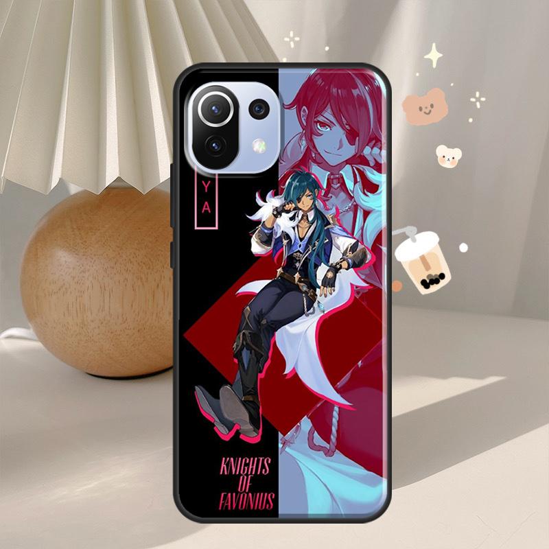 Genshin Impact Kaeya Case For Xiaomi 11T 12T 13 Pro 12 Lite 12X Cover For POCO F5 X3 X5 Pro M5s X4 F4 GT C40 F3