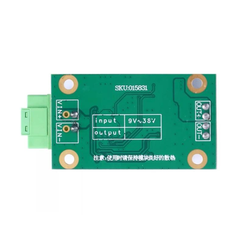 Plastic and Metal Stepping Up Down Voltages Regulator 24V 5A Wide Input Ranges 9-36V for Harsh Environment Use