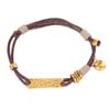 Retro Weave Hand Rope Exquisite Metal Bracelet Personalized Woven Beaded Bracelet  Daily