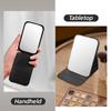 Small Makeup Mirror Portable Folding Girls' Touch-up Mirror Creative High-definition Desktop Standing Mini Portable Small Mirror
