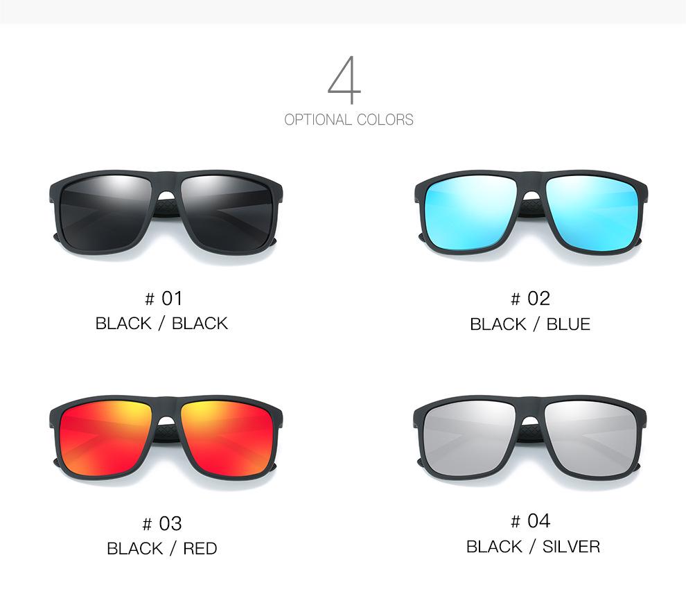 Polarized Sunglasses: Men's & Women's Classic Style, Colorful Lenses for Driving & Fishing.