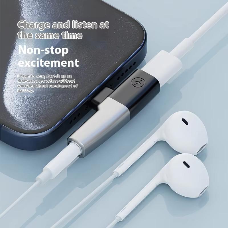 USB Type C To 3.5mm Jack Headphone and Charger For Samsung Galaxy S25 S24 S23 Ultra Fast Charging Splitter With Aux Audio Jack 3