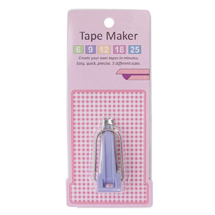 Bias Tape Maker 5 Size 6/9/12/18/25mm Tape Maker Tool Quilting Tool for Fabric Sewing
