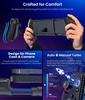 200mm Extendable Tablet Controller for Switch and with RGB Macro Handheld Grip Controller Gyro Rapid and 1000mAh Battery 2, Switch, OLED, iOS,