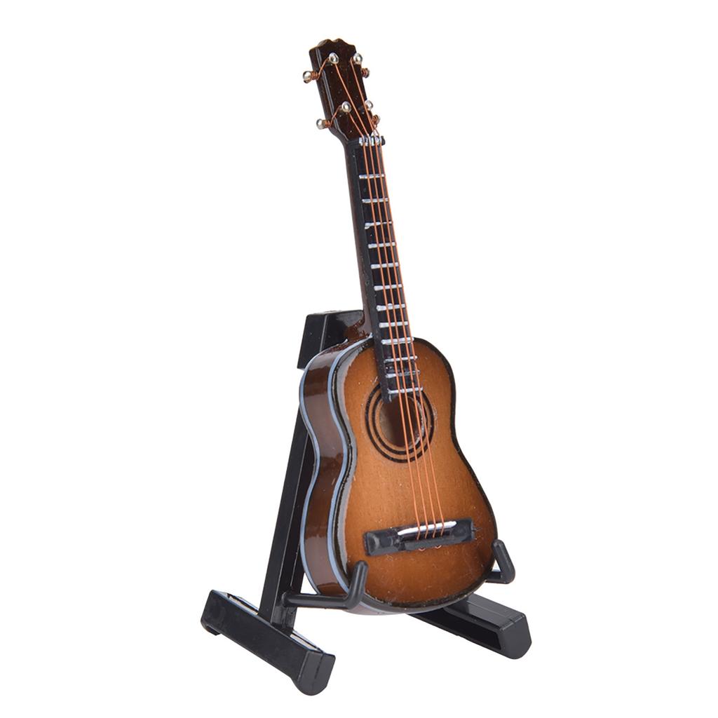 Ature Classical Guitar Model Wooden Guitar Desktop Decoration Ornaments
