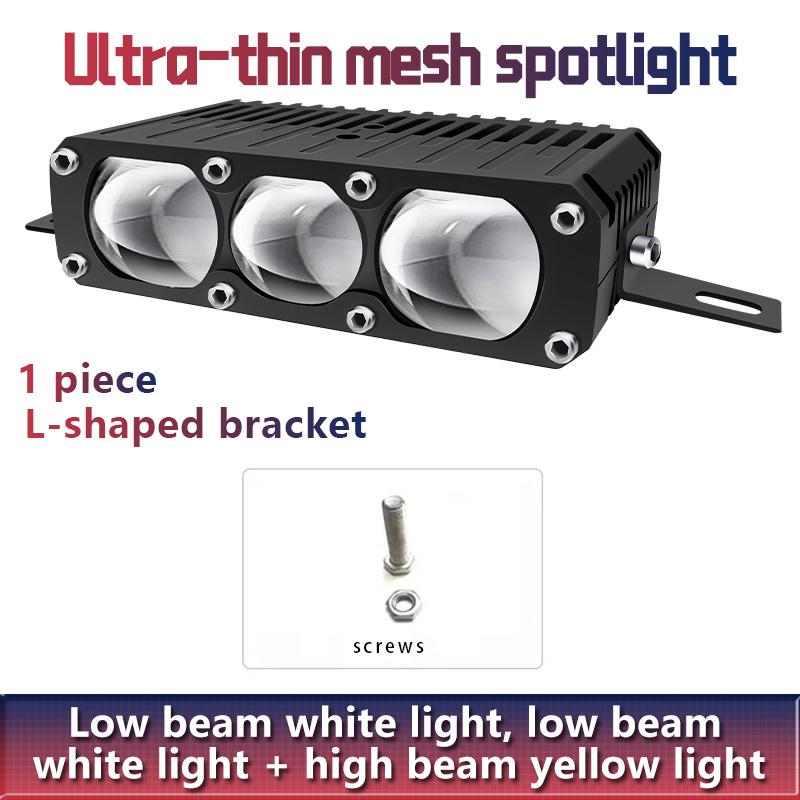 Car Grill Bumper LED Spotlight 160W Hi-Lo Beam Fog Lamps Offroad Driving Light For Motorcycle Pick-up Truck 4x4 ATV Work Lights