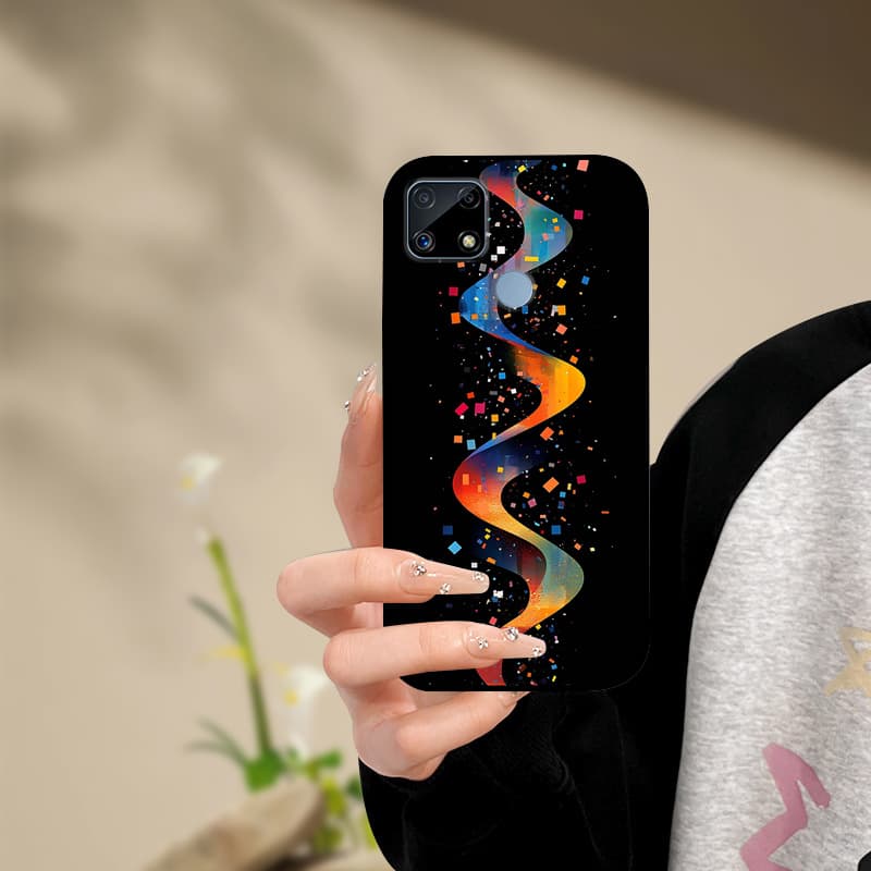 Silicone Phone Case For Realme C25s C25 Cover Painted Soft  For Realme C25 C25S C21 C21Y C25Y Phone Case RealmeC25s C 25 s Funda