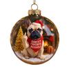 Funny Dog Christmas Ornament Cute Mischievous Dog Decor with Playful Expressions Festive Gag Gift for Pet Lovers