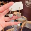 New Korean Elegant Imitation Pearl Drop Earrings for Women Shiny Rhinestone Exquisite Earring Wedding Party Jewelry Gifts