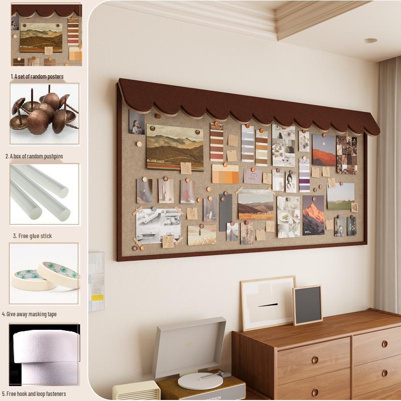 3D Настенная наклейка-фотодержатель в ретро-стиле из пробки