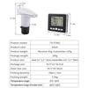 Ultrasonic Wireless Water Tank Liquid Level Meter With Temperature Sensor Level Monitor Time Display Low Battery Indicator Alarm