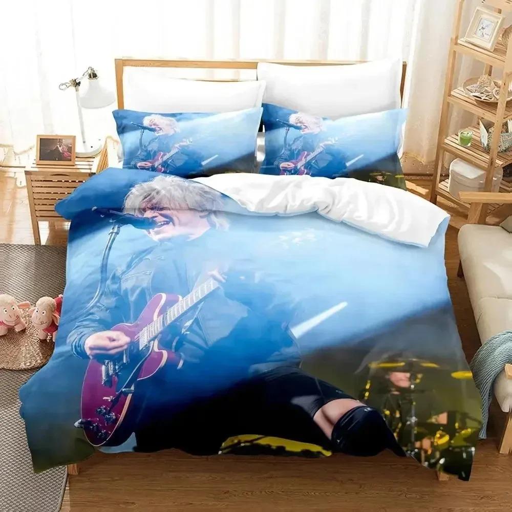 Rock Indochine Sängkläder Pojkar Flickor Twin Queen Size Påslakan Örngott Säng Barn Vuxen Mode Hemtextil