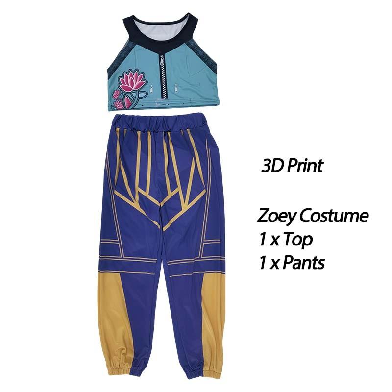 Anime K-Pop Mira Rumi Zoey Cosplay Costumes Girl Halloween Stage 3D Printed Pattern Role Play Clothes