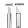 10Pcs Utility Knife Stainless Steel Paper Cut Box Cutter Tools Kit Non-Slip Blades Unboxing Knife Handicraft Carving Tools