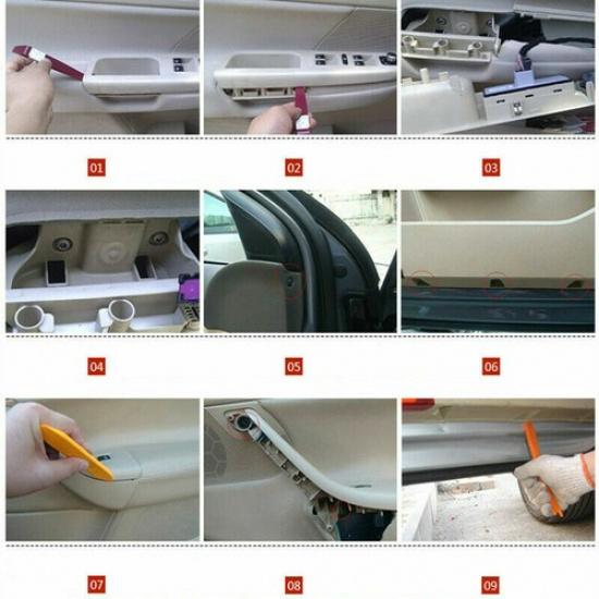 Beige Leather Car Interior Door Panel Armrest Cover For VW Jetta Golf 5 05-10