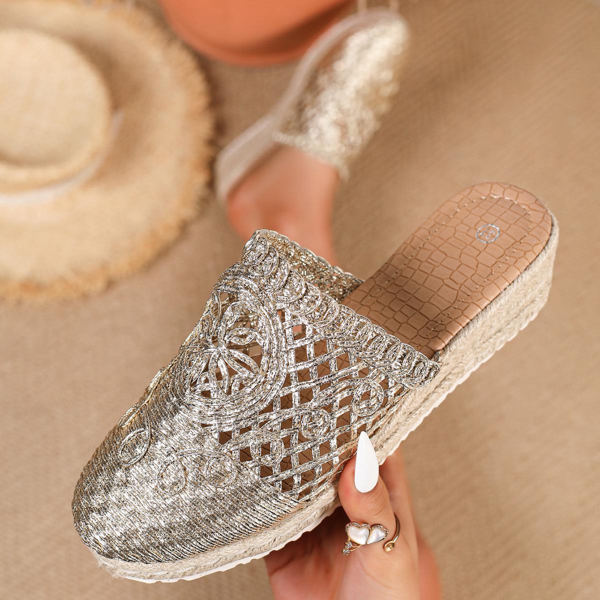 2026 Summer Versatile Fisherman Sandals: Comfortable Hollow Out One-Strap Thick-Soled Design 35