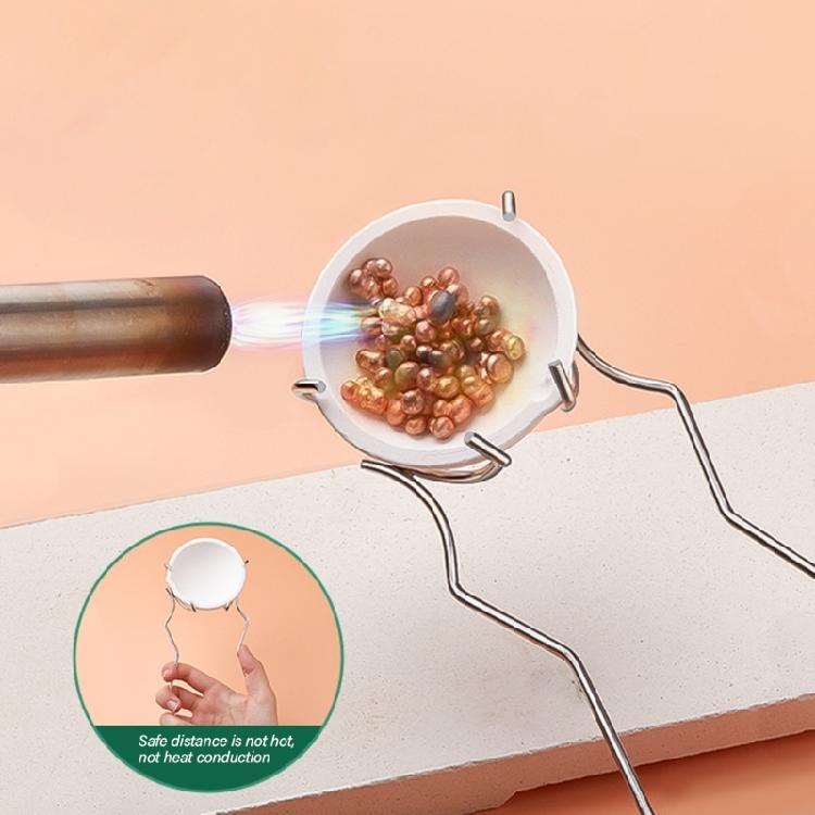 Set of 5 Quartz Crucible Melting Set Soldering Board Silver Melting Equipment Jewelry Crafting Set for Crafting Lover