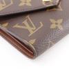 LOUIS VUITTON Portefeiulle Victorine Tri-fold wallet M62472 Brown Monogram canvas unisex Used