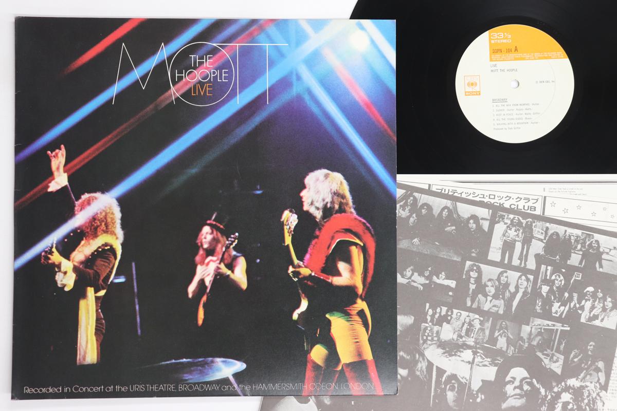 

LP Record MOTT THE HOOPLE - Mott The Hoople Live SOPN104 CBS SONY 1974 Japan Rock Used