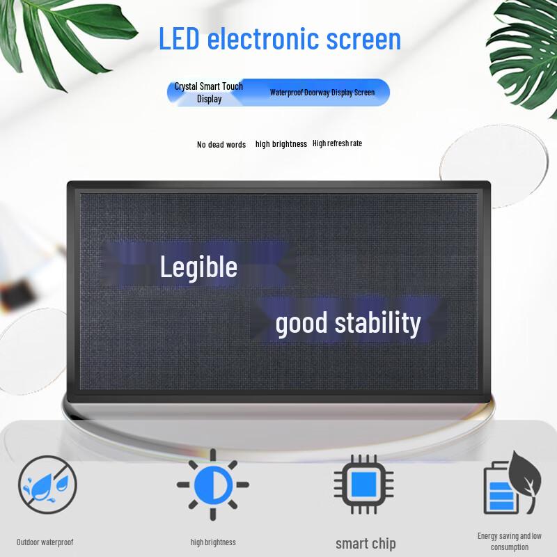 Outdoor P10 Monochromatic LED Display CN plug (adapter included)