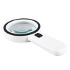 30x Double-Layer Glass LED UV Magnifier for Money, Books, Antiques, Jewelry