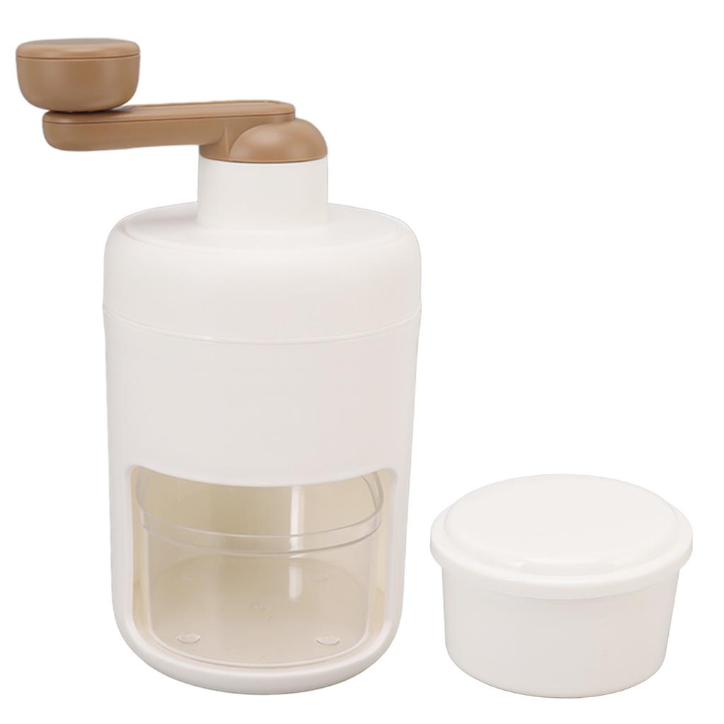 Manuelle Eiszerkleinerer Hand Eisraspelmaschine Schneekegelbereiter Getränke DIY Set für Zuhause Küche