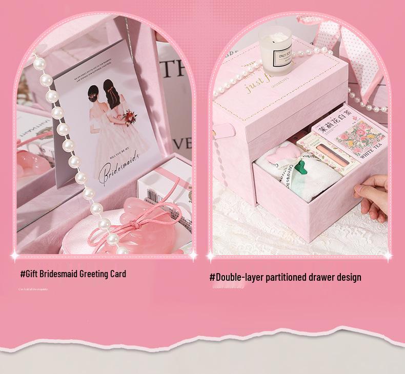 Elegant Brudtärnepresentuppsättning: Praktisk & Kreativ Bröllopsgåva för Kvinnor