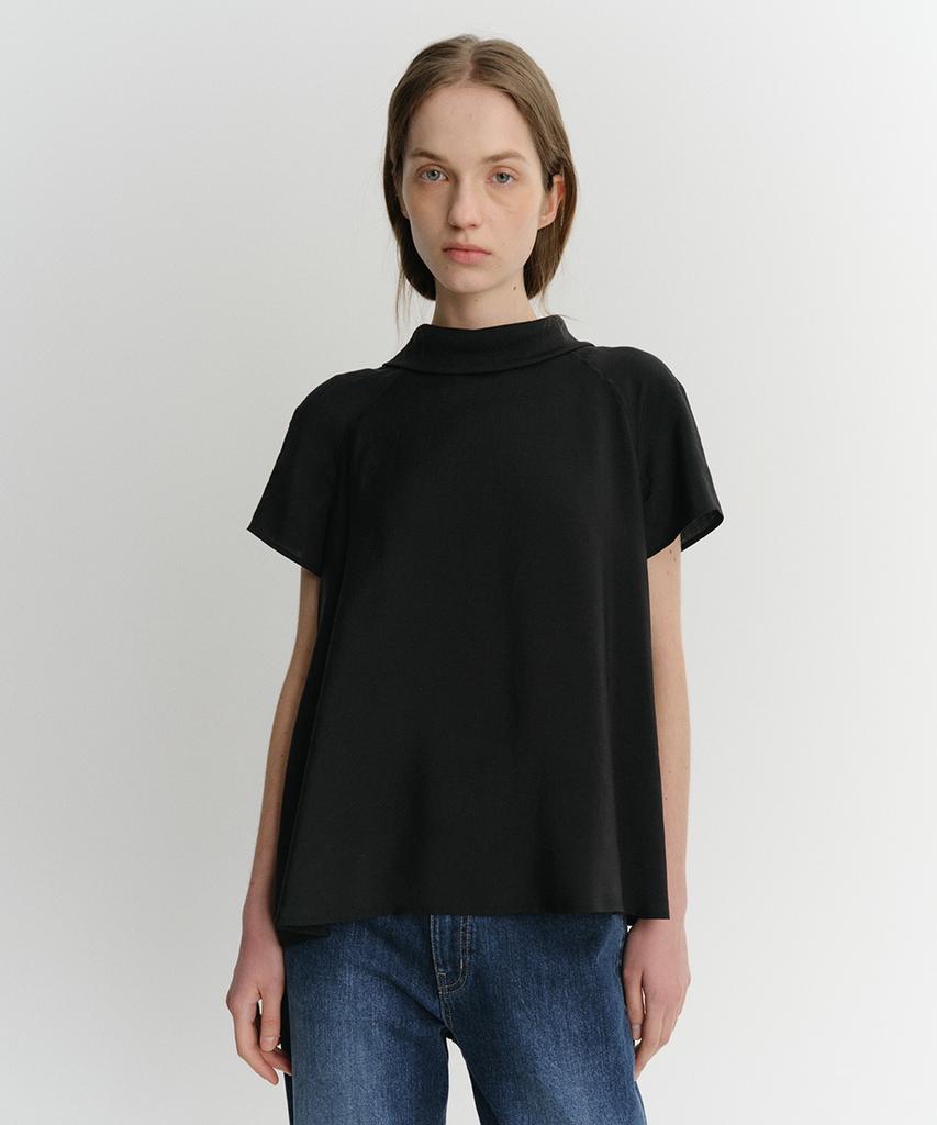 Ia Lyla Flare Blouse (Black)