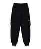 URBANAGE [Non-Fleece Or Fleece-Lined] Cargo Jogger Training Pants_Black