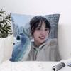 Cushion Cover Anti-dustmite Pillowcase Invisible Zipper Silky Short Plush Sofa Cushion Cover Simple Black And White Abstract