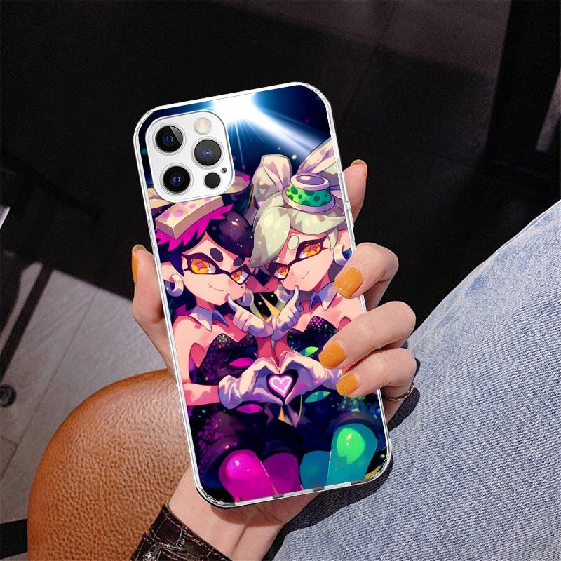 Game S-Splatoons Phone Case For iPhone 13 12 Mini 11 Pro Max XS XR X SE 7 8 Plus 5S 5 6S 6 Gift Print Cover Fundas