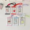 Kpop FotoKarten Halter Mit Schleife Schlüsselanhänger Y2K FotoKarten Halter Kpop Anhänger Halter Kawaii Foto Karten Schlüsselanhänger