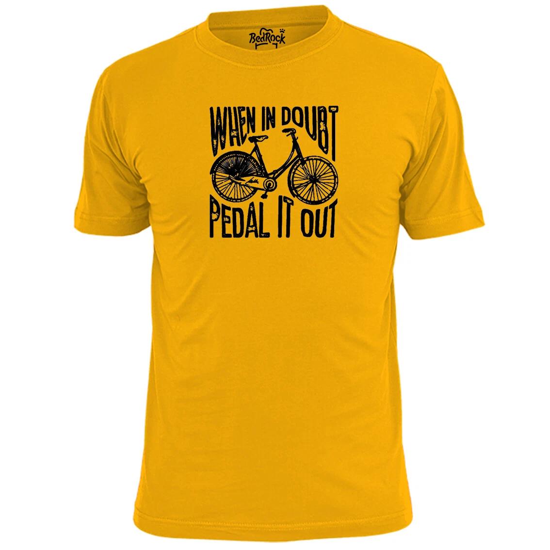 Mens Pedal It Out Cycling T shirt Eco Friendly Environment 2XL