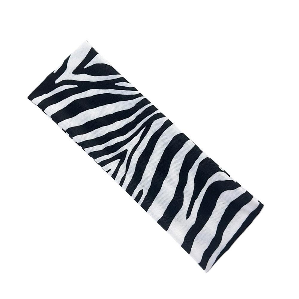Fascia per Capelli Zebrata a Tesa Larga Alta Elasticità Fascia per Yoga Nuova Fascia a Tesa Larga Sportiva