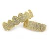 Ober- und Unterkiefer Zähne Grillz Set Abnehmbares Design Zahn Grills Zahnkappen Zahnkrone