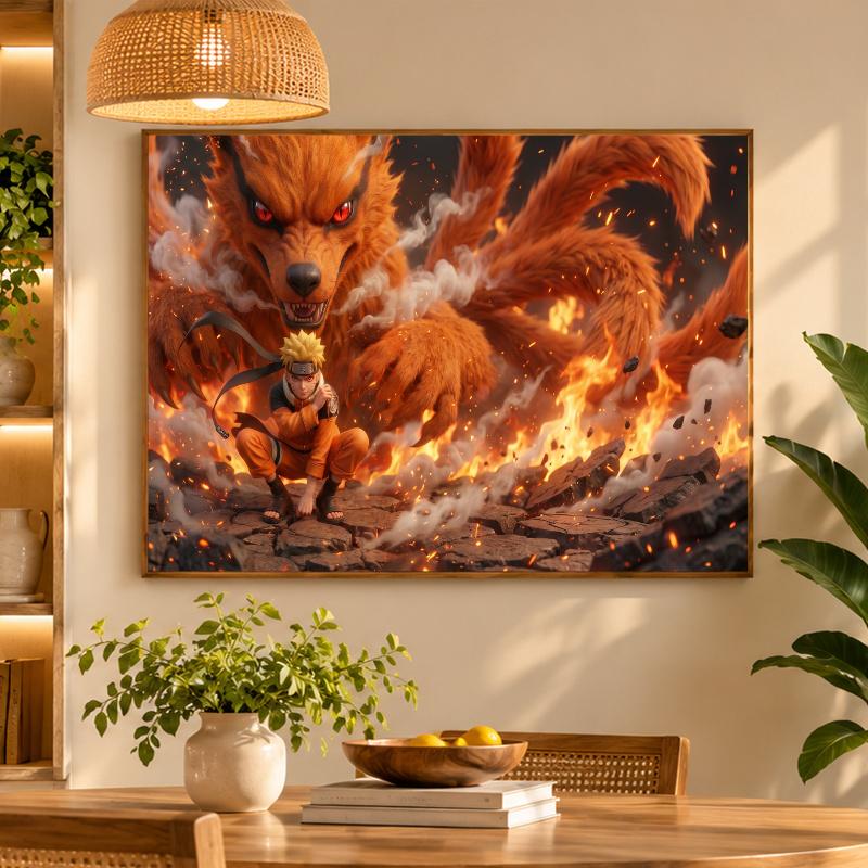 5D Diamond Painting Naruto Uzumaki DIY Full Drill Diamond Art Kit Home Decoration
