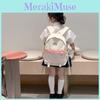 Kids Educational Backpack With Padded Shoulder System And Stylish Seam Detailing