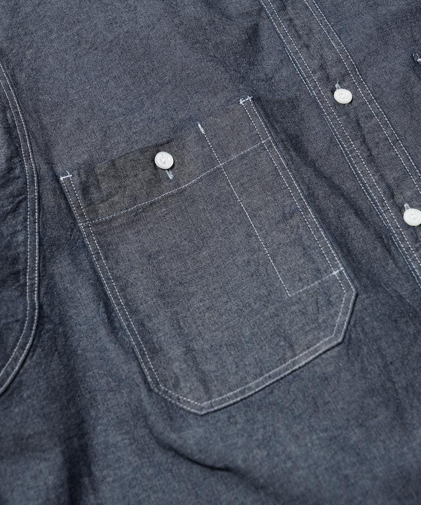 FRIZMWORKS 1920S Chambray Work Shirt _ Indigo