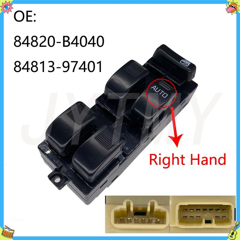 

For Toyota Avanza Sparky Cami Duet Daihatsu Sirion Front Right Electric Window Switch Lifter Button 84820-97504 Car Accessories