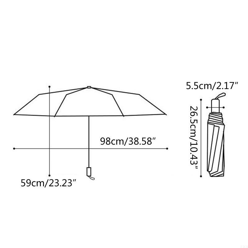 Retail/Drop Shipping Fully Automatic Newspaper Printing Three Folding Umbrella Unisex Retro Umbrellas for Outdoor Traveling and