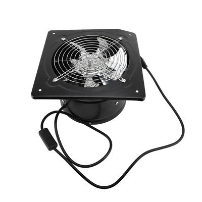 Exhaust Fan with Switch Iron 60Hz 7 Blades Quiet Window Fume Extractor Ventilation Fan for Home