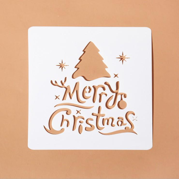 Christmas Lace Ruler Template for DIY Journal, Photo Album, and Painting