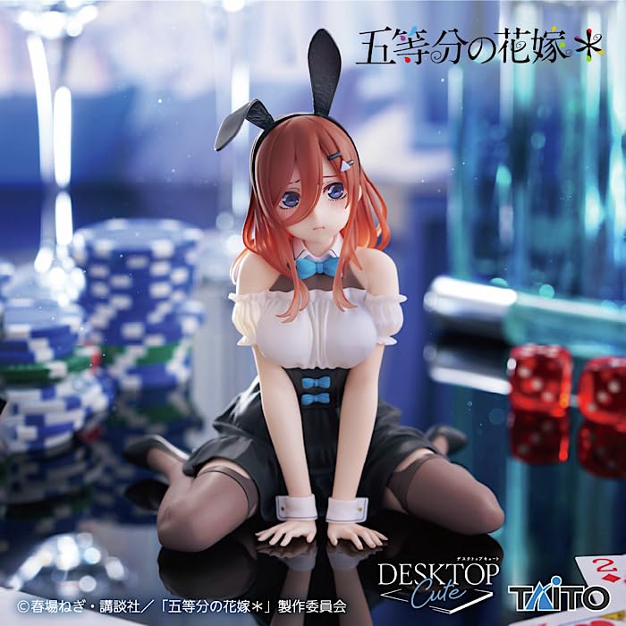 The Quintessential Quintuplets Desktop Cute Figure Nakano Miku Bunny Ver.
