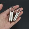Small Pocket Box Keychain, Portable Aluminium Alloy Case Container For Purse, Holder Bottle For Outdoor
