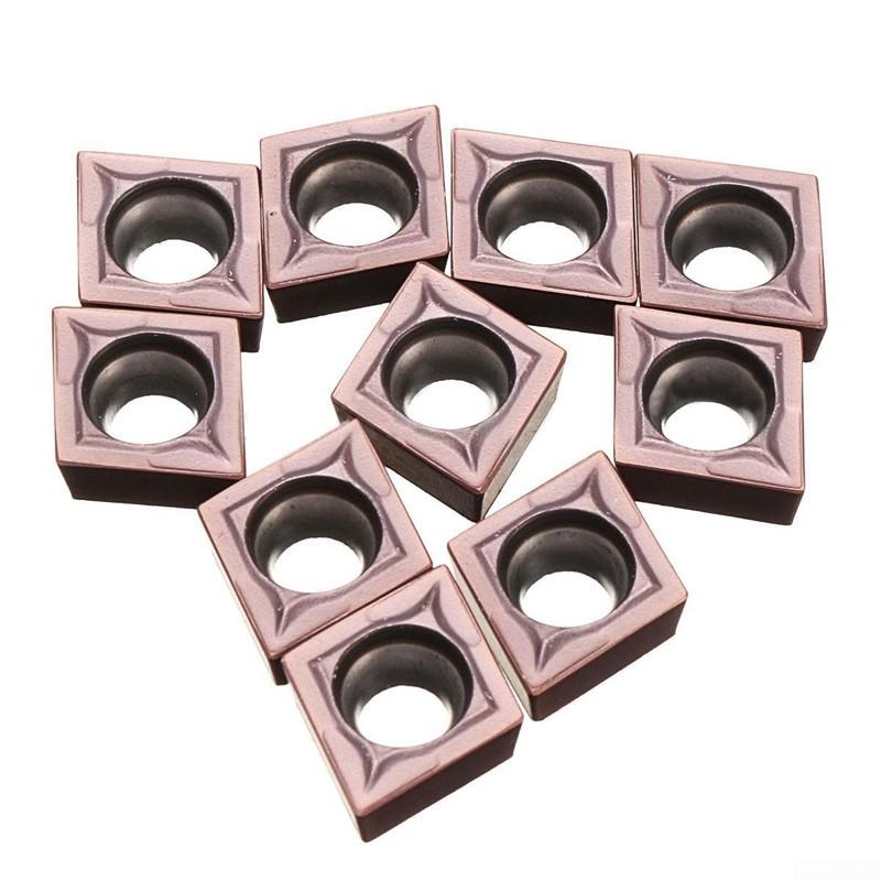 10Pcs/Set Carbide Inserts Blade CNC Lathe Thread Cutting Turning Tool